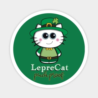 Saint Patrick’s Day Pinch Proof - LepreCat Magnet